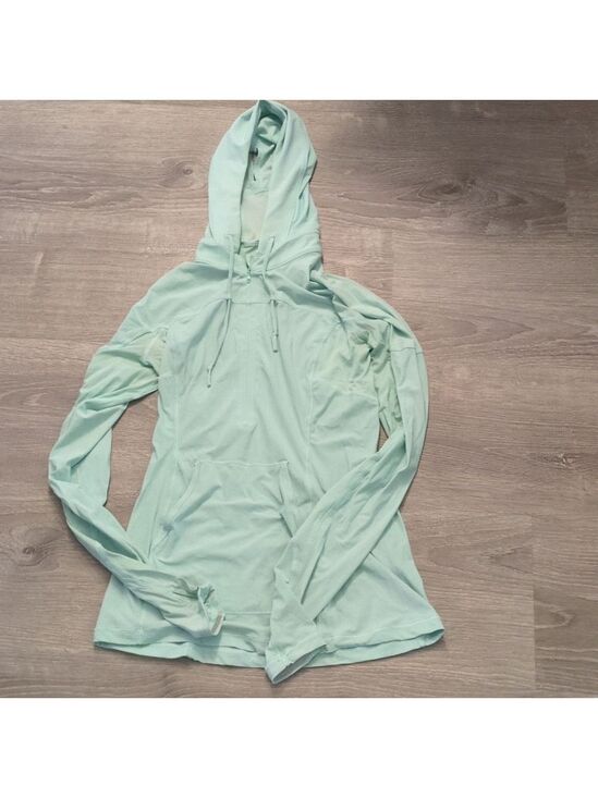 lululemon athletica Tops - Lululemon water bound hoodie sea mist size 4